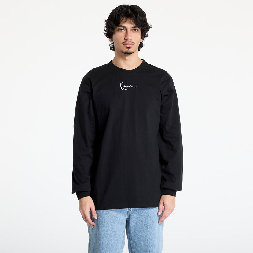 T-paita Karl Kani Karl Kani Small Signature Long Sleeve T-Shirt Musta | 6024463