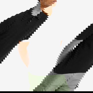 Poolopaita Universal Works Universal Works Newlyn Light Weight Terry Polo, Size Large Musta | 32727-BLK, 2