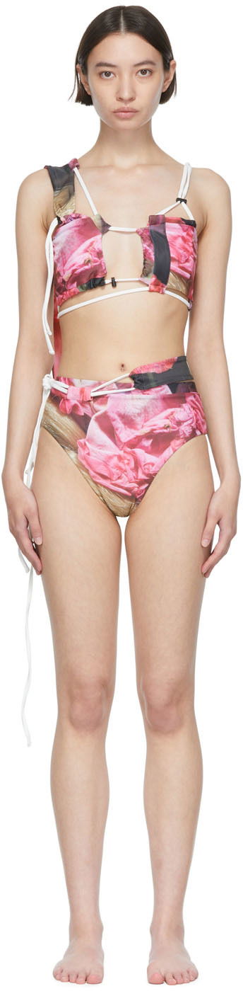Uimapuvut Ottolinger Ottolinger Laced Bikini Vaaleanpunainen | 300102/300202