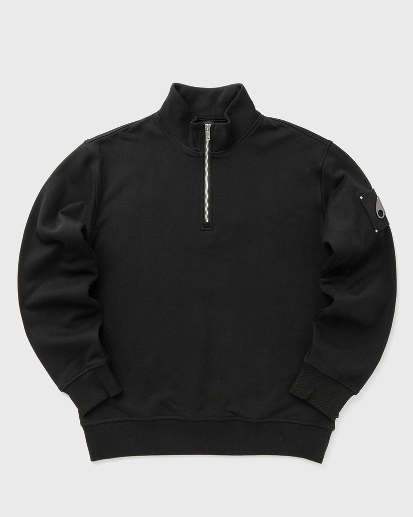 Huppari Moose Knuckles HARTSFIELD 1/4 Zip Sweatshirt Musta | M35MS613-292