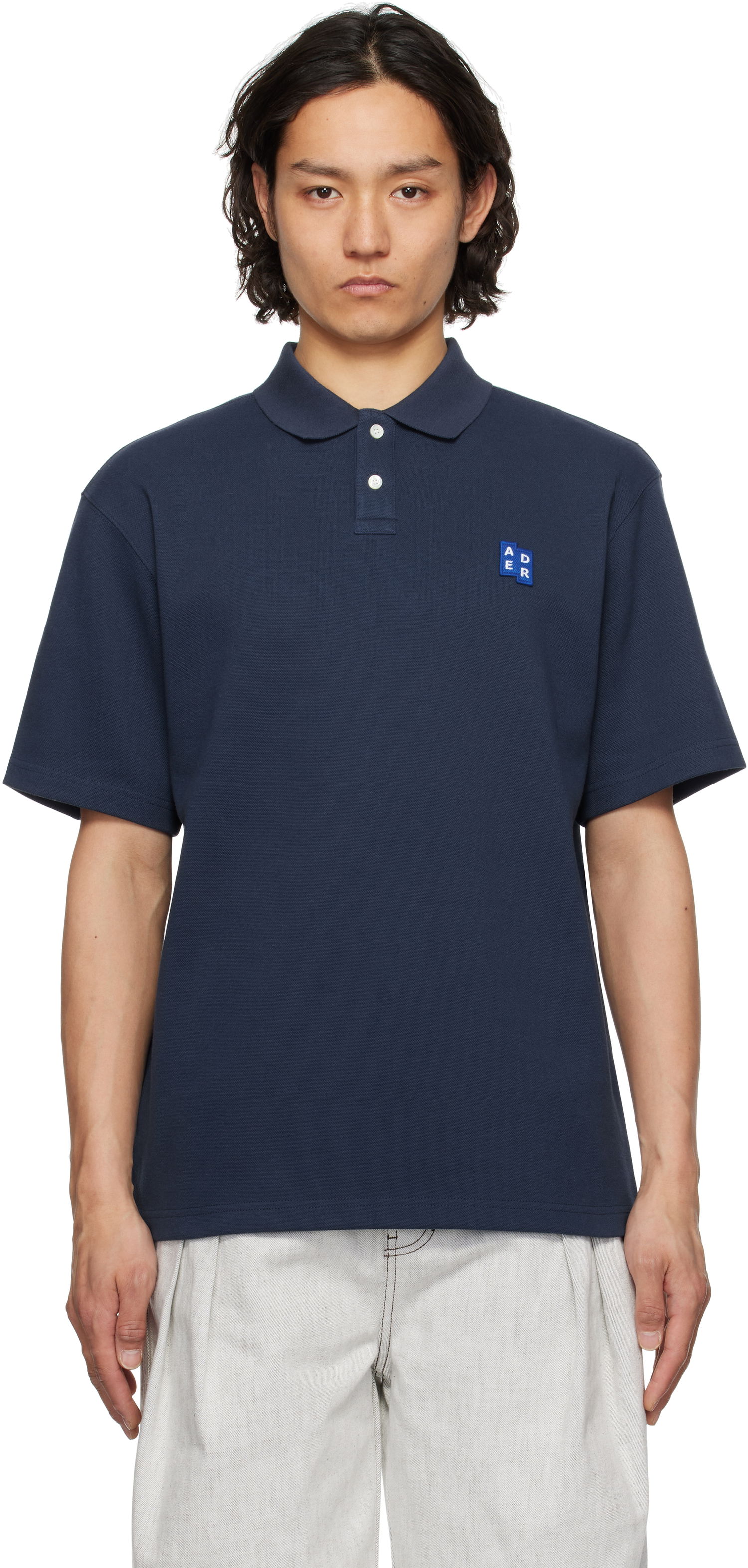 Poolopaita ADER ERROR ADER error TRS Tag 01 Polo Tummansininen | BO42FYPL0201NV, 0