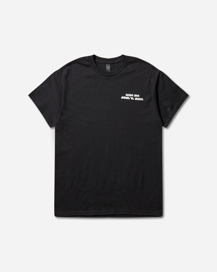 T-paita Slam Jam Andre Thompson T-Shirt with SLAM JAM CHAOS IS ORDER Print Musta | SJANDRETEE1 BLK