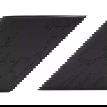 Lompakko Alexander McQueen Graffiti Logo Billfold Wallet Musta | 6021371AAQ4-1000, 0