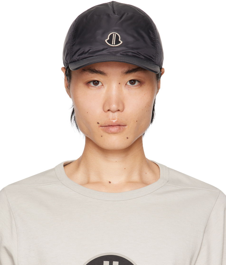Korkki Rick Owens Moncler x Patch Cap Musta | MU02C3B03 M3632, 0