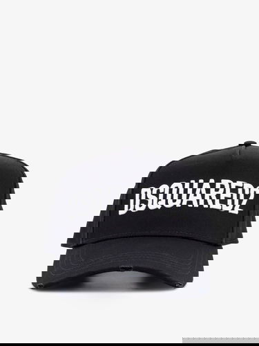 Korkki DSQUARED2 DSQUARED2 Baseball Cap with Logo Musta | BCM066005C00001M063, 0