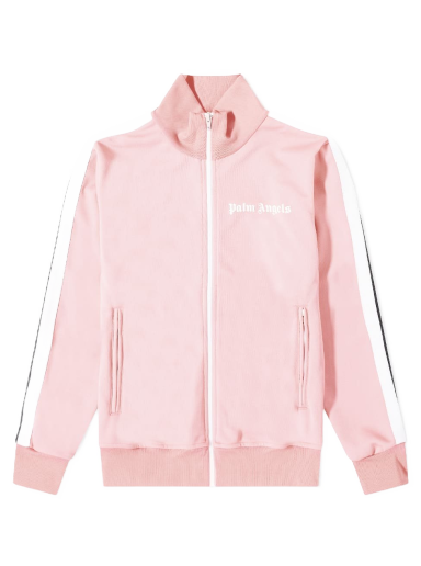 Bomber-takki Palm Angels Taped Track Jacket Vaaleanpunainen | PMBD001C99FAB0013401