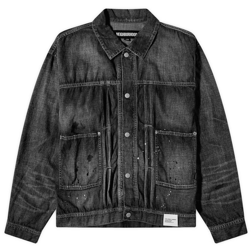 Takki Neighborhood Washed Musta | 241SPNH-JKM04-BK