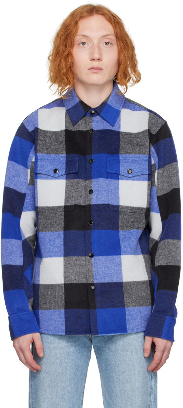 Paita rag & bone Rag & Bone Plaid Jack Shirt Sininen | MBW22HA389RTML