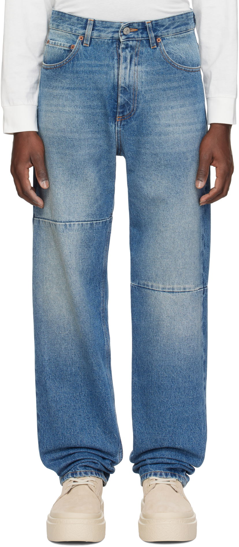Jeans Maison Margiela MM6 Maison Margiela Tapered Jeans Sininen | SH0LA0009 M30018