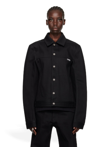 Takki Rick Owens SSENSE x TVHKB Edition Denim Jacket Musta | RN02C4758 HBLKP5