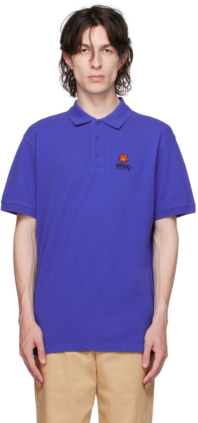 Poolopaita KENZO Paris "Boke Flower" Sininen | FC65PO0024PU, 0