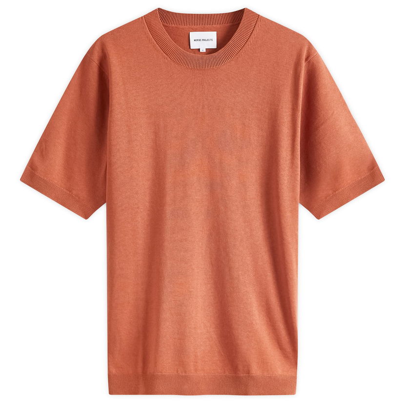 T-paita NORSE PROJECTS Rhys Knitted Oranssi | N45-0600-5046