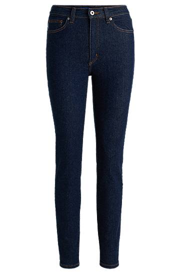 Jeans BOSS Skinny-Fit Stretch Denim Jeans Sininen | 50513694