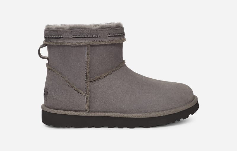 Tennarit ja kengät UGG Classic Mini Shearling Braid Boot Harmaa | 1166751-CHRC, 0