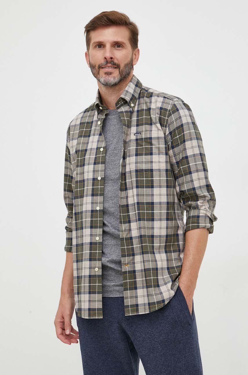 Paita Barbour Slim Fit Button-Down Shirt Vihreä | MSH4982, 0