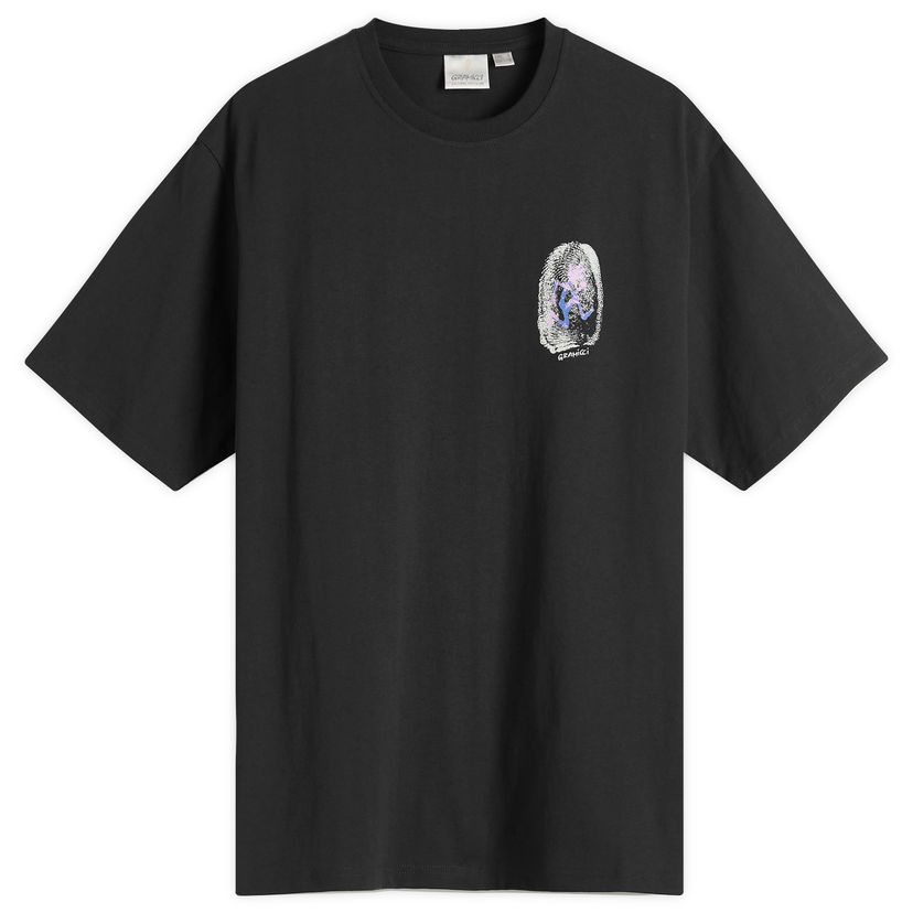 T-paita GRAMICCI Gramicci Thumbprint T-Shirt, Size Large Musta | G5SU-T174-VBK