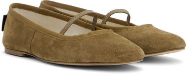Tennarit ja kengät A.P.C. A.P.C. Swan Ballerina Flats Vihreä | PXBTG-F53295, 3