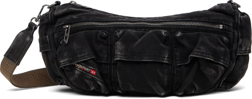 Olkalaukku Diesel Multi-Pocket Crossbody Bag Musta | X10220-P4485-T8013