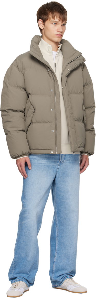 Puffer takki BOSS Water-repellent jacket with down filling Beige | 50547933, 3