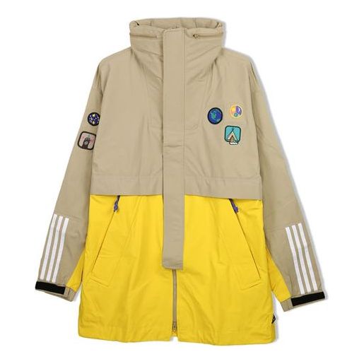 Parka adidas Originals Pharrell Hu Crossover H 3L Jacket Monivärinen | CE9491