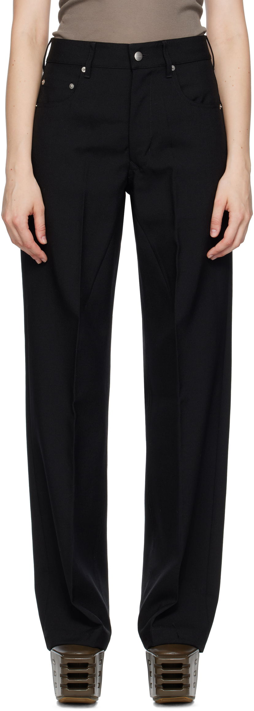 Housut Rick Owens Rick Owens Concordians Geth Trousers Musta | RP02E4350 WGP