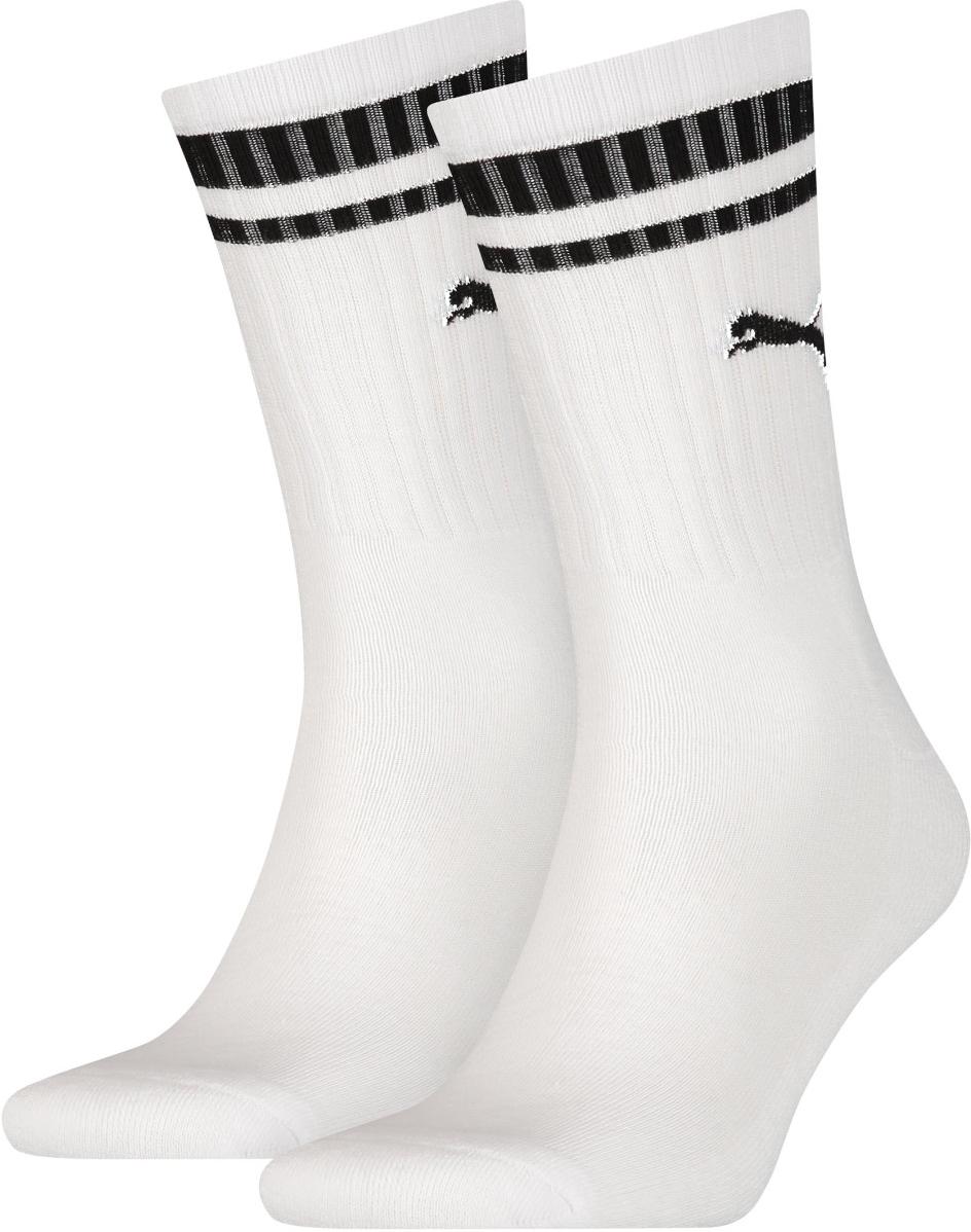 Sukat Puma Puma Crew Heritage Stripe Socks Valkoinen | 100000950-002, 0
