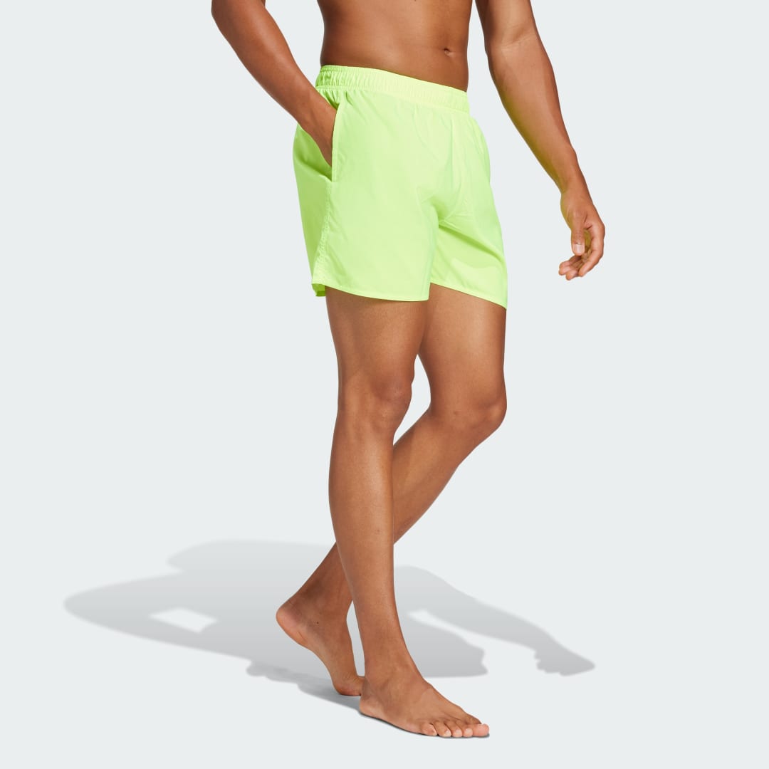 Uimapuvut adidas Performance Solid CLX Short Length Swim Shorts Keltainen | JL5560, 1