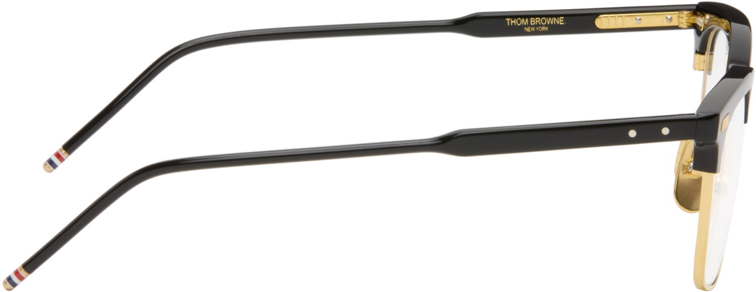 Aurinkolasit Thom Browne Thom Browne Acetate and Titanium Glasses Musta | UEO711A-G0003, 1