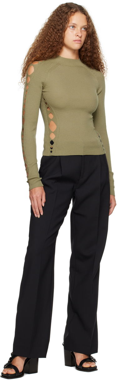 Housut Dion Lee Safety Slider Black Trousers Musta | C2154P23, 3