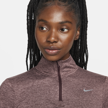 T-paita Nike W NK SWIFT ELMNT DF UV HZ TOP Burgundia | fb4316-652, 4