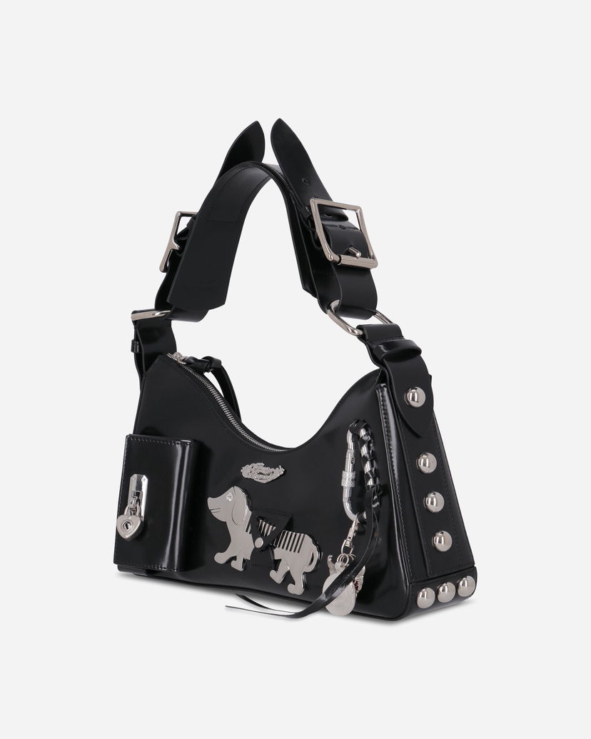 Olkalaukku Chopova Lowena Mini Sofia Shoulder Bag Musta | 6452 BLCK