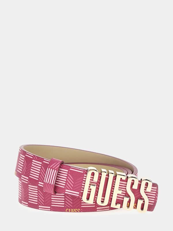 Vyöt GUESS Geometric-Design Vikky Belt Vaaleanpunainen | BW9115P4225, 0
