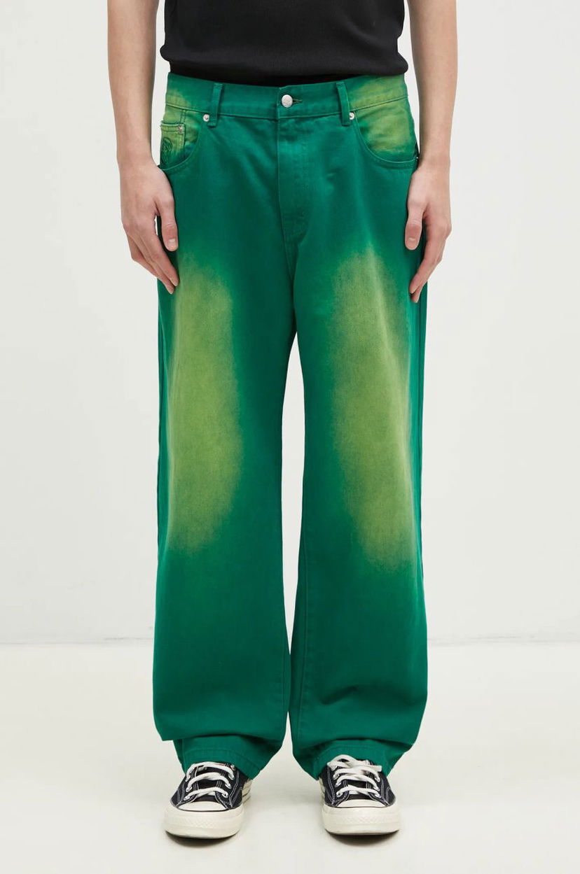 Jeans BILLIONAIRE BOYS CLUB Billionaire Boys Club Green Dyed Denim Pants Vihreä | B24427