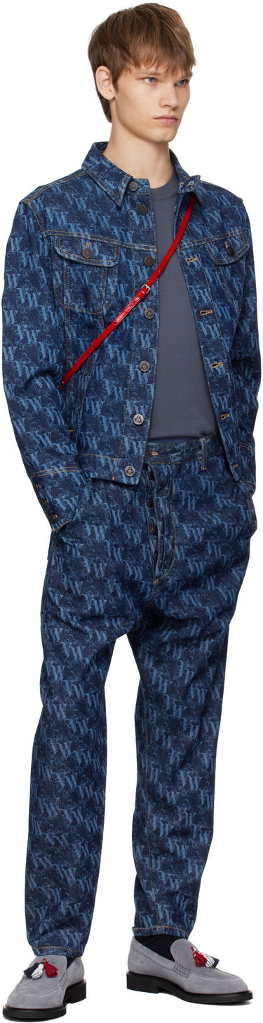 Jeans Vivienne Westwood Vivienne Westwood Drunken Patterned Jeans Sininen | 3902000X-W014I-AAA-, 3
