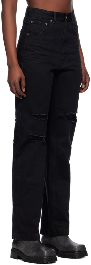 Jeans We11done Distressed Jeans Musta | WD-DP0-24-330-W-BK, 1