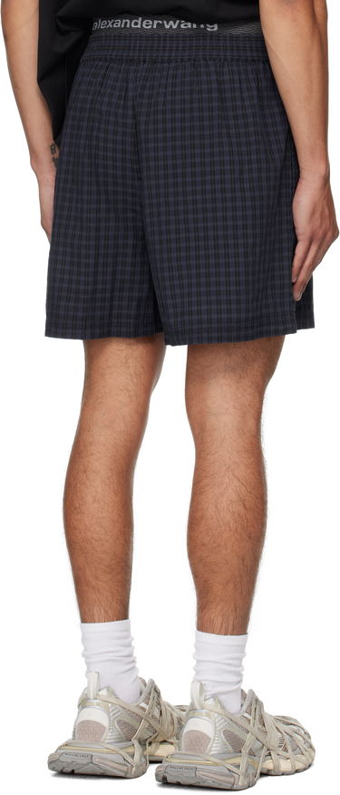 Shortsit Alexander Wang Alexander Wang Graphic Shorts Tummansininen | 6WC3254099, 2
