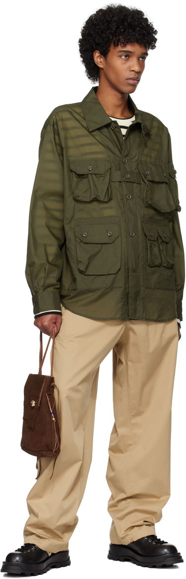 Paita Engineered Garments Engineered Garments Explorer Overshirt Vihreä | 25S1D037, 3