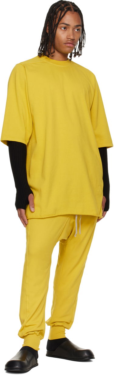 T-paita Rick Owens Concordians Jumbo SS T-shirt Keltainen | DU02E7274 RIG, 3