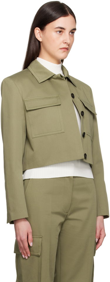 Takki Anine Bing Anine Bing Dayton Cropped Military Jacket Vihreä | A-01-11150-AYG3, 1