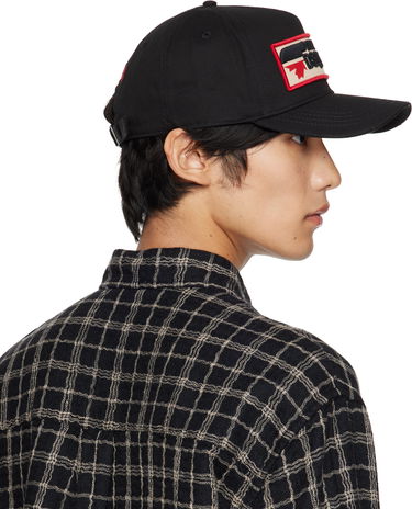 Korkki DSQUARED2 Dsquared2 Logo Patch Baseball Cap Musta | BCM0563_05C00001_2124, 2