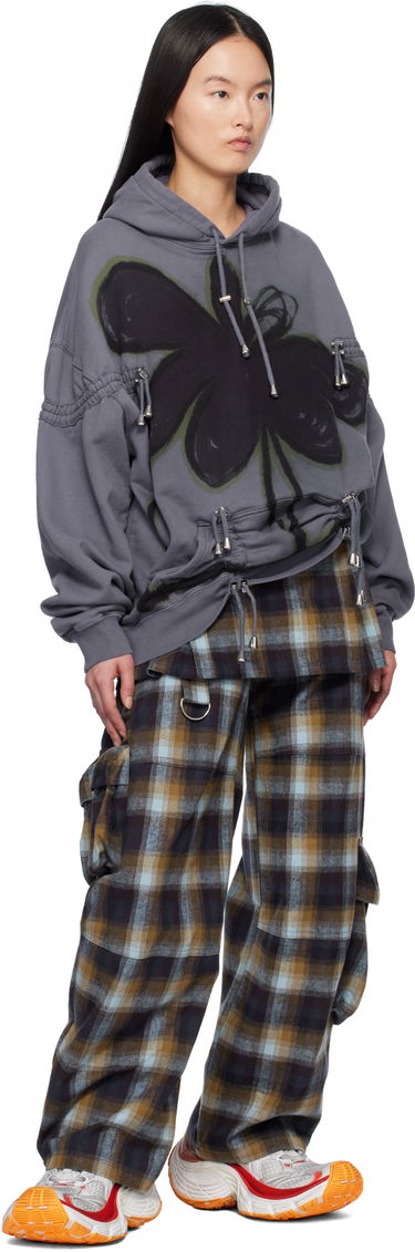 Huppari Collina Strada Collina Strada Burst Hoodie with Drawstrings Harmaa | XX8012, 3