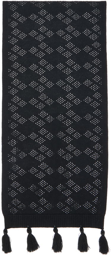 Huivi ADER ERROR Knitted Scarf with Tassels Musta | BMADSSAC0402BK, 1