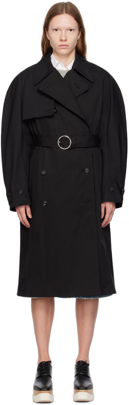 Trenssitakki Stella McCartney Stella McCartney Belted Trench Coat Musta | 6700203CU403