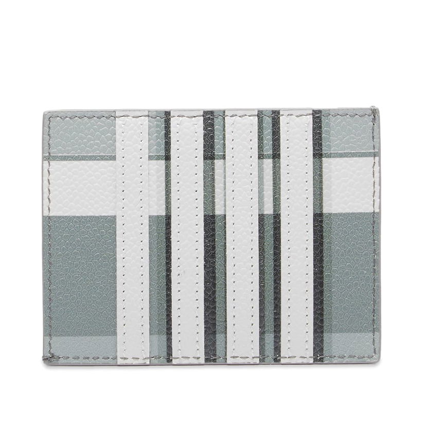 Lompakko Thom Browne Thom Browne Madras Check Card Holder Harmaa | MAW220A-L0041-980