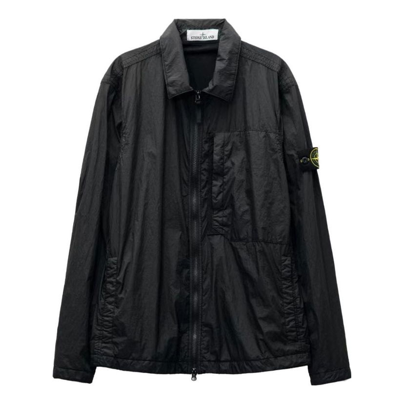 Tuulitakki Stone Island Stone Island Overshirt Musta | 791510723-V0029