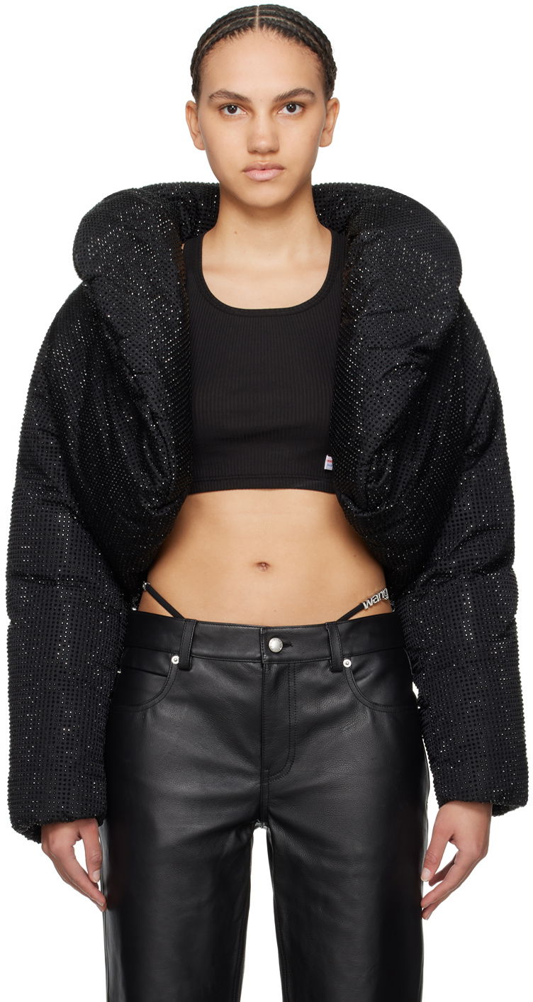 Takki Alexander Wang Hotfix Down Jacket Musta | 1WC1242515