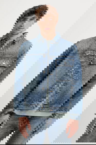 Takki Samsoe Samsoe Samsoe Samsoe SAWESLEY Denim Jacket Sininen | M25100082, 0