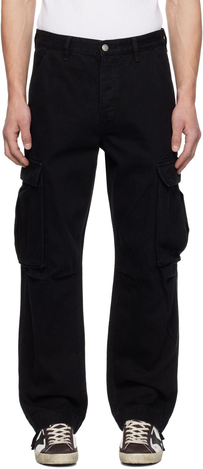 Cargo housut Ksubi Sott Fugitive Cargo Pants Musta | MPS25PA003