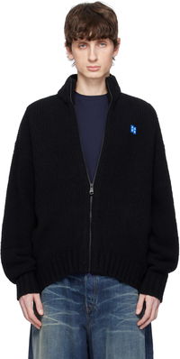 ADER error Sig; TRS Tag Knit Zip-Up Track Jacket