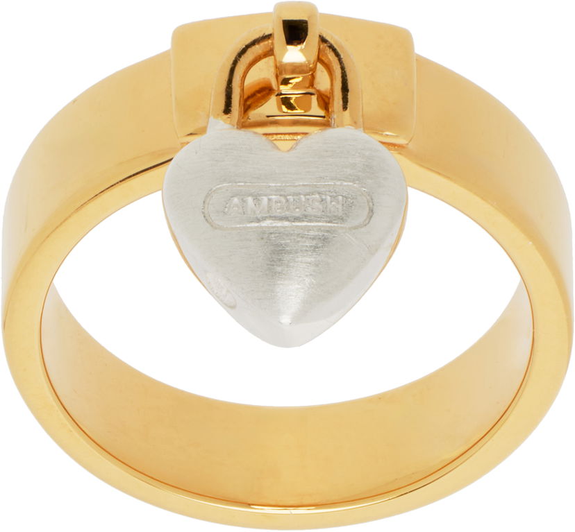 Sormus Ambush AMBUSH Heart Padlock Ring Metallinen | 12114582